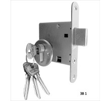 Замок Omega (Омега) врезной цилиндровый ЗВ1, 4 кл. 