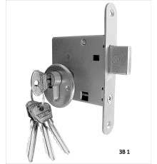 Замок Omega (Омега) врезной цилиндровый ЗВ1, 4 кл. 