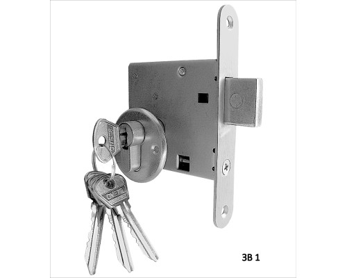 Замок Omega (Омега) врезной цилиндровый ЗВ1, 4 кл.