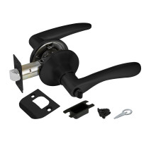 Ручка Punto (Пунто) защелка DK620 BL-BK (6020 BL-B) (фик.) черный 