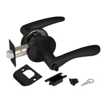 Ручка Punto (Пунто) защелка DK620 BL-BK (6020 BL-B) (фик.) черный 