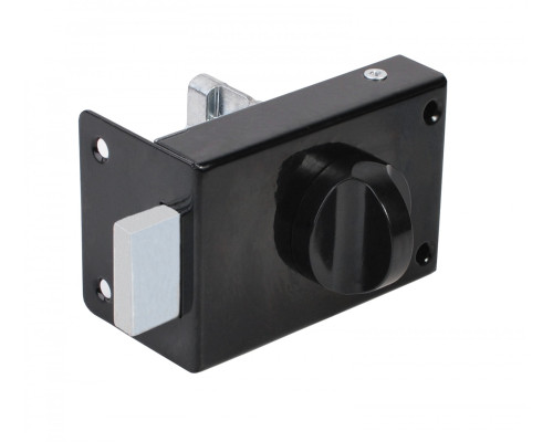 Замок Omega (Омега) накладной цилиндровый ЗН1 черный