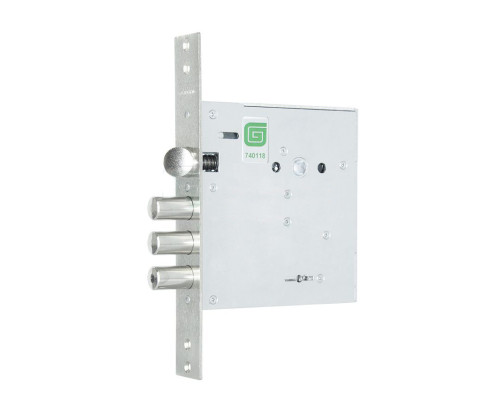 Замок Guardian (Гардиан) врезной сувальдный с защёлкой ЗВ 80.11 TERMO, 4 кл. (длин. кл. 59 мм) /128:6043/