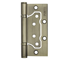 Петля Punto (Пунто) универсальная без врезки IN4200W WAB (200-2B 100x2,5) мат. бронза 