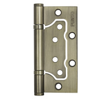 Петля Punto (Пунто) универсальная без врезки IN4200W WAB (200-2B 100x2,5) мат. бронза 