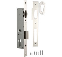 Корпус Fuaro (Фуаро) узкопрофильного замка с роликовой защелкой PROF155-30 (155-30) CP хром 