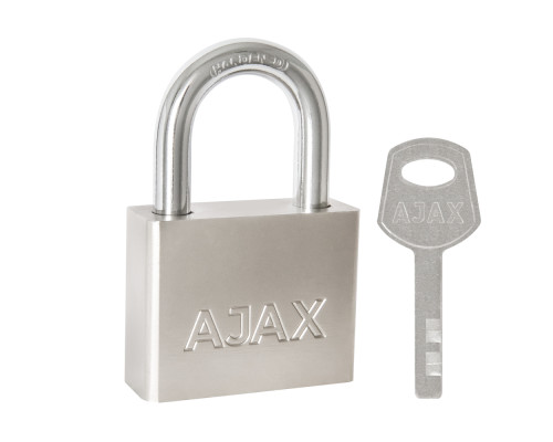 Замок Ajax (Аякс) навесной PD-3060 (PD-30-60) 3 fin key /блистер