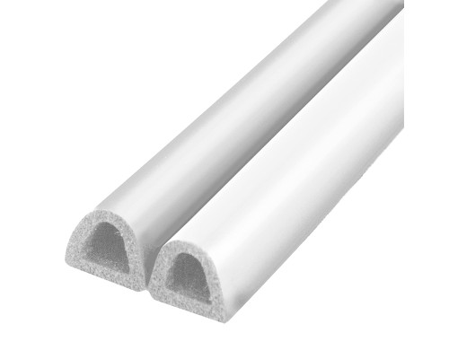 Уплотнитель Fuaro (Фуаро) самоклеящийся ADH/D-14x12mm, WHITE белый 120m