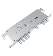 Замок Guardian (Гардиан) врезной двухсистемный ЗВ 25.14 Т (прав) с тягами (без накл), 5+1 кл (длин. кл. 54мм) /123:454/ 