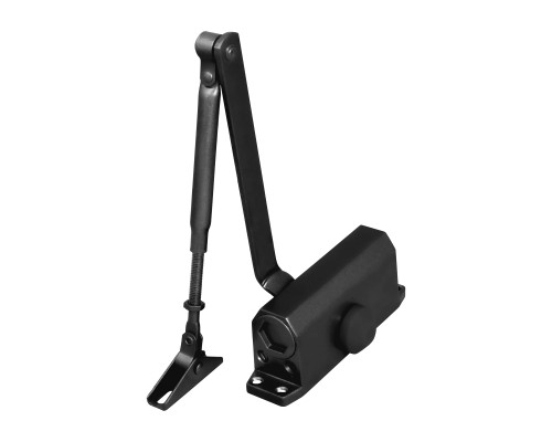 Доводчик Ajax (Аякс) дверной DCTR50-100 (TDR-100) 50-100кг BL черный