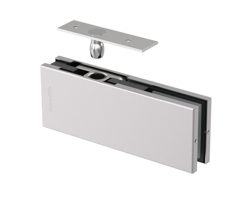 Петля верхняя Armadillo (Армадилло) с осью для стеклянной двери Range.GL.H20 SS нерж. сталь