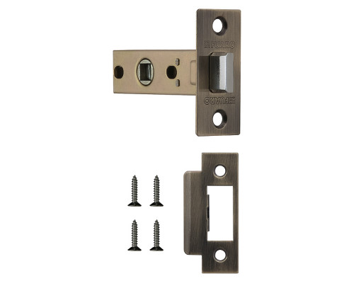 Защелка Fuaro (Фуаро) врезная METF12-45-25 (F12-45-25) AB бронза