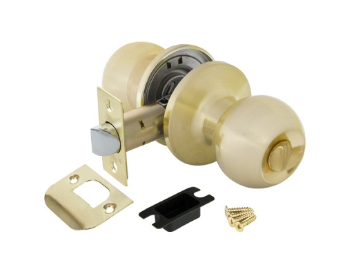 Ручка Punto (Пунто) защелка DK672 SB-BK (6072 SB-B) (фик.) мат. золото