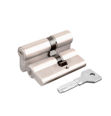 Цилиндровый Cisa (Чиза) механизм ASIX OE300-07.12 (60 мм/25+10+25), НИКЕЛЬ 