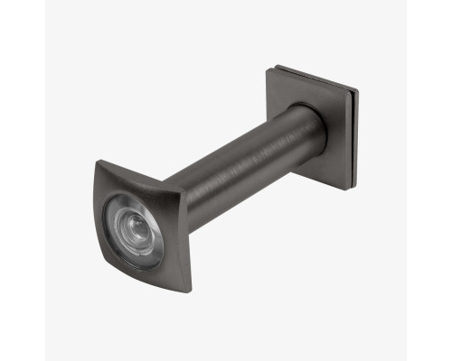 Глазок Fuaro (Фуаро) дверной, оптика пластик DV-Q 4/130-70/Z GR-23 графит