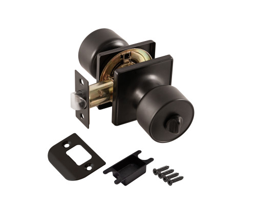 Ручка Punto (Пунто) защелка DK772/BL BL-BK (фик.) черный