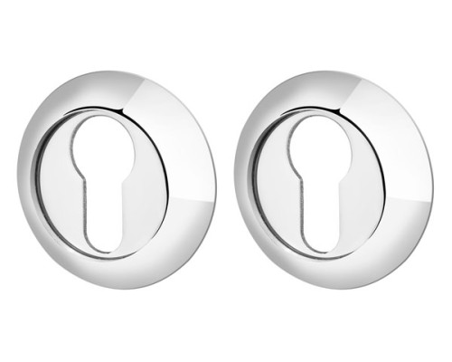 Накладка Armadillo (Армадилло) под цилиндр ET.R.LD54 (ET-1) CP-8 хром