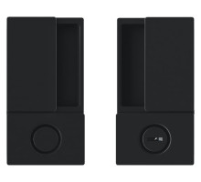 B30002.00.93 AGB (АГБ) Ручка WAVE под WC (черный), для распашных дверей 