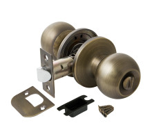 Ручка Punto (Пунто) защелка DK672 MAB-BK (6072 MAB-B) (фик.) мат. бронза 