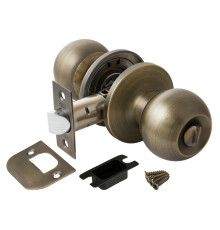 Ручка Punto (Пунто) защелка DK672 MAB-BK (6072 MAB-B) (фик.) мат. бронза 