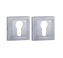 Накладка Punto (Пунто) под цилиндр ET.K.QL52 (ET QL) SSC-16 сатинированный хром 