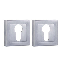 Накладка Punto (Пунто) под цилиндр ET.K.QL52 (ET QL) SSC-16 сатинированный хром 