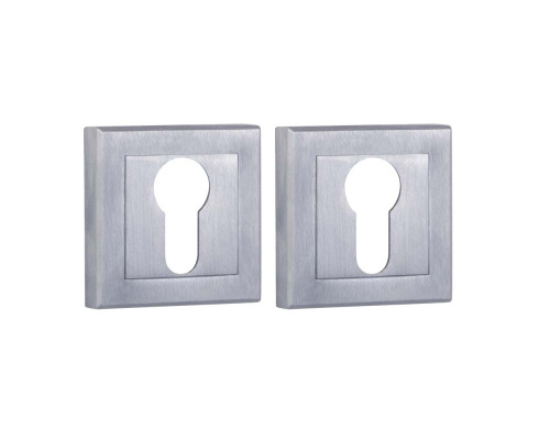 Накладка Punto (Пунто) под цилиндр ET.K.QL52 (ET QL) SSC-16 сатинированный хром