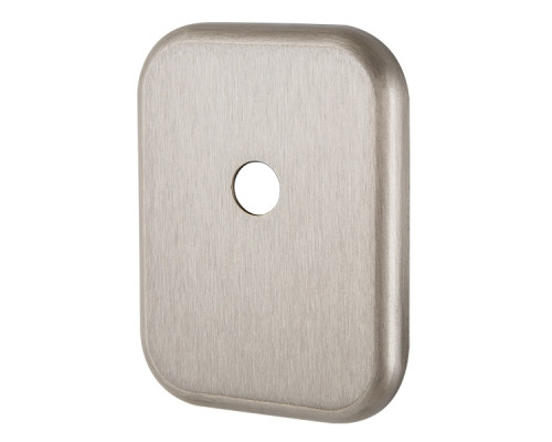 Декоративная Armadillo (Армадилло) Квадратная накладка на цилиндр со штоком BK-DEC SQ (ATC Protector 1) SN-3 Мат.никель