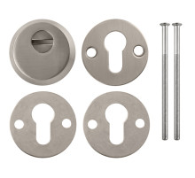 Накладка Punto (Пунто) DEF.SH-al/R-EXT.5513 (A5513) тех упаковка, винт M5x90 SN матовый никель 