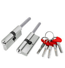 Цилиндровый Fuaro (Фуаро) механизм D-PRO5007 Tang 105 w/k (70+10+25) CP хром 5Key без верт. 