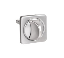 Ручка Fuaro (Фуаро) поворотная BKW8x75.K.MSC62 SSC-16 сатинированный хром ПЛАСТИК 