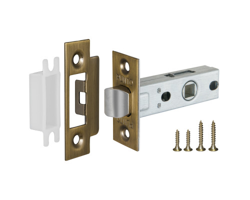 Защелка Punto (Пунто) врезная METL45-8 ( L45-8) ABG зеленая бронза