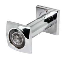 Глазок Fuaro (Фуаро) дверной, оптика пластик DV-Q 3/90-50/Z (VIEWER 3 DVQ) CP хром 