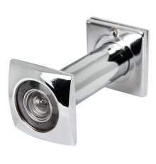 Глазок Fuaro (Фуаро) дверной, оптика пластик DV-Q 3/90-50/Z (VIEWER 3 DVQ) CP хром 