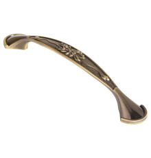 Ручка-скоба Ajax (Аякс) мебельная MB-H-001-128 мм OB античная бронза 