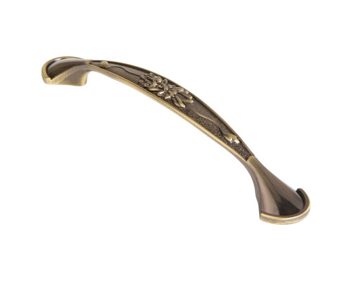 Ручка-скоба Ajax (Аякс) мебельная MB-H-001-128 мм OB античная бронза