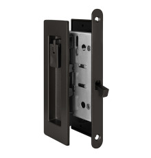 Защелка Armadillo (Армадилло) с ручками для раздвижных дверей SH.URB153.KIT011-BK (SH011 URB) BPVD-77 вороненый никель 