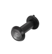 Глазок Fuaro (Фуаро) дверной, оптика пластик DV 3/90-50/Z (VIEWER 3 DVZ) BL черный 