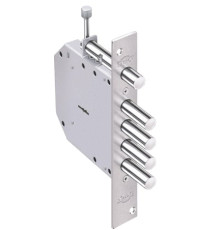 Замок Elbor (Эльбор) врезной сувальдный с задвижкой Базальт 1.05.02, 5 кл. /00396/ 