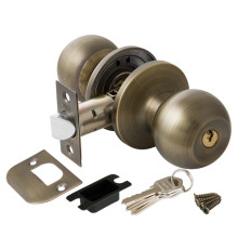 Ручка Punto (Пунто) защелка DK672 MAB-ET (6072 MAB-E) (кл./фик.) мат. бронза 