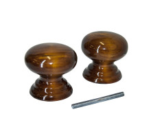 Ручка-кнопка veles (ВЕЛЕС) Мокко 