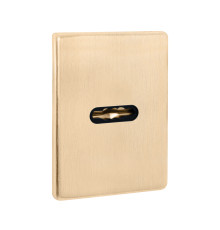 Накладка Fuaro (Фуаро) на сувальдный замок ESC.S-auto.RL/K.486 (ESC 486-S.auto RL) SSG сатинированное золото (1шт) 