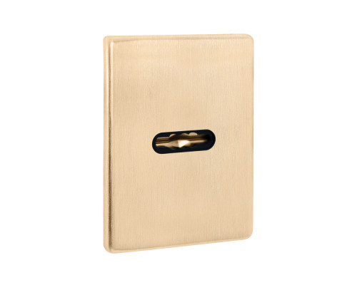 Накладка Fuaro (Фуаро) на сувальдный замок ESC.S-auto.RL/K.486 (ESC 486-S.auto RL) SSG сатинированное золото (1шт)