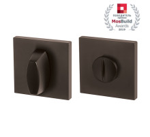 Ручка Armadillo (Армадилло) поворотная BK6.K.USS52 (WC-BOLT BK6 USS) BPVD-77 вороненый никель 