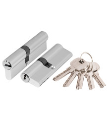 Цилиндровый Ajax (Аякс) механизм (AX200/80) AX2000Key80 (35+10+35) CP хром 