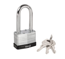 Замок Punto (Пунто) навесной PK-6550L 3 key англ. длиная дужка 