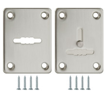 Накладка Fuaro (Фуаро) на сувальдный замок ESC.S-lift+S/K.set (ESC081/082) мат.никель (2шт.) 