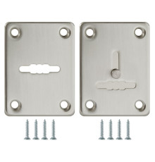 Накладка Fuaro (Фуаро) на сувальдный замок ESC.S-lift+S/K.set (ESC081/082) мат.никель (2шт.) 