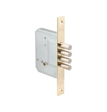 Замок Kale kilit (Кале килит) врезной крестообразный 189/4MF (52 mm) (латунь), 5 кл. 