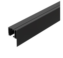 Комплект Armadillo (Армадилло) верхняя направляющая + декор.планка SLD.Comfort-PRO.KIT/3000 track + dec (3м) BL черный 